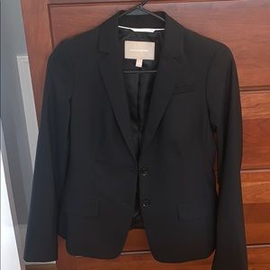 Banana republic black blazer. Worn once.